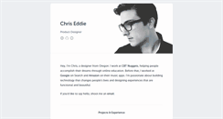 Desktop Screenshot of chriseddie.com