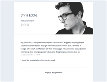 Tablet Screenshot of chriseddie.com